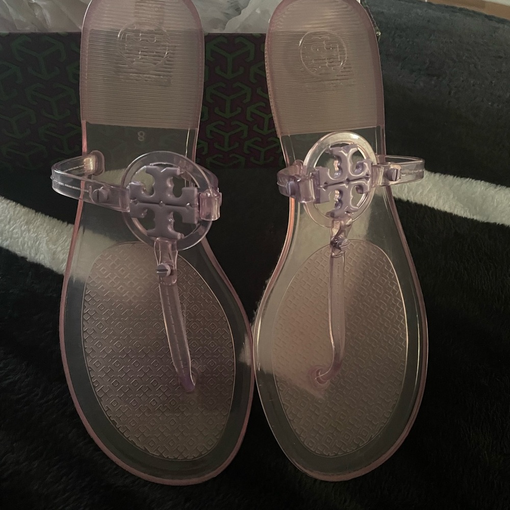 Tory Burch lavender sandals